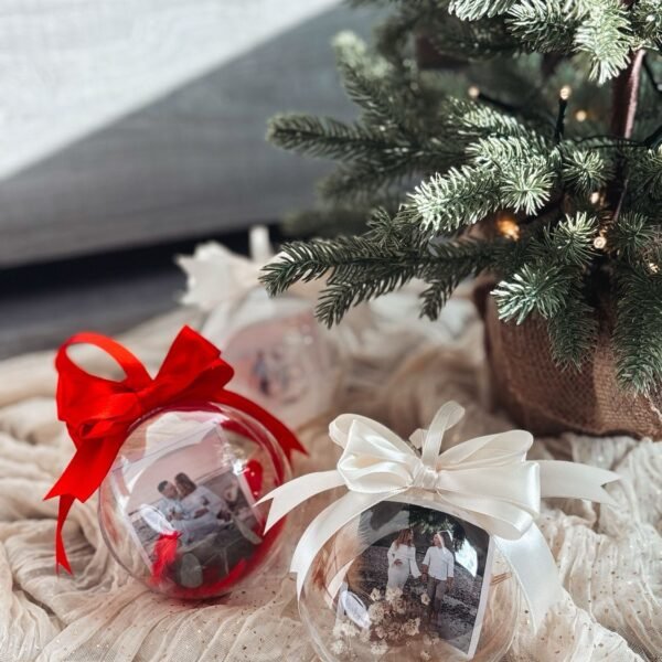 3pcs. Set of Christmas toys with photo