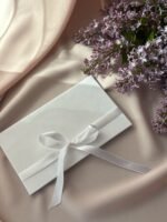 Бархатный конверт для подарка – Бархатный бантик