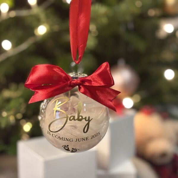 Personalized Christmas toy - Baby is coming