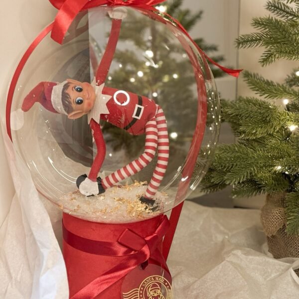 Gift in a Balloon - Naughty Christmas Elf