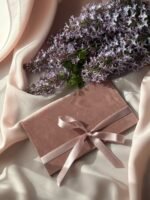Бархатный конверт для подарка – Бархатный бантик