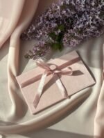 Бархатный конверт для подарка – Бархатный бантик