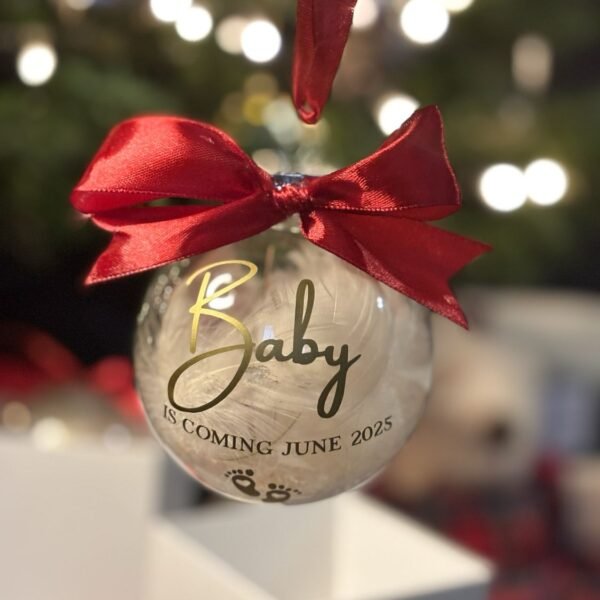 Personalized Christmas toy - Baby is coming