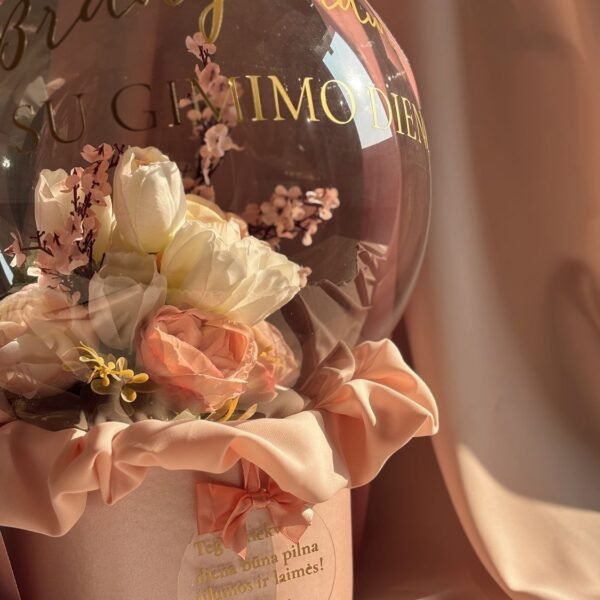 Personalized balloon - Spring colors