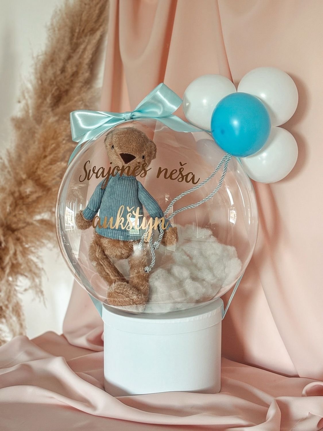 Personalizuota dovana balione - Svajonės neša aukštyn Personalizuota dovana balione - Svajonės neša aukštyn